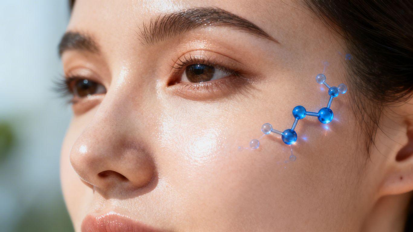GHK Cu peptide topical application for youthful skin.