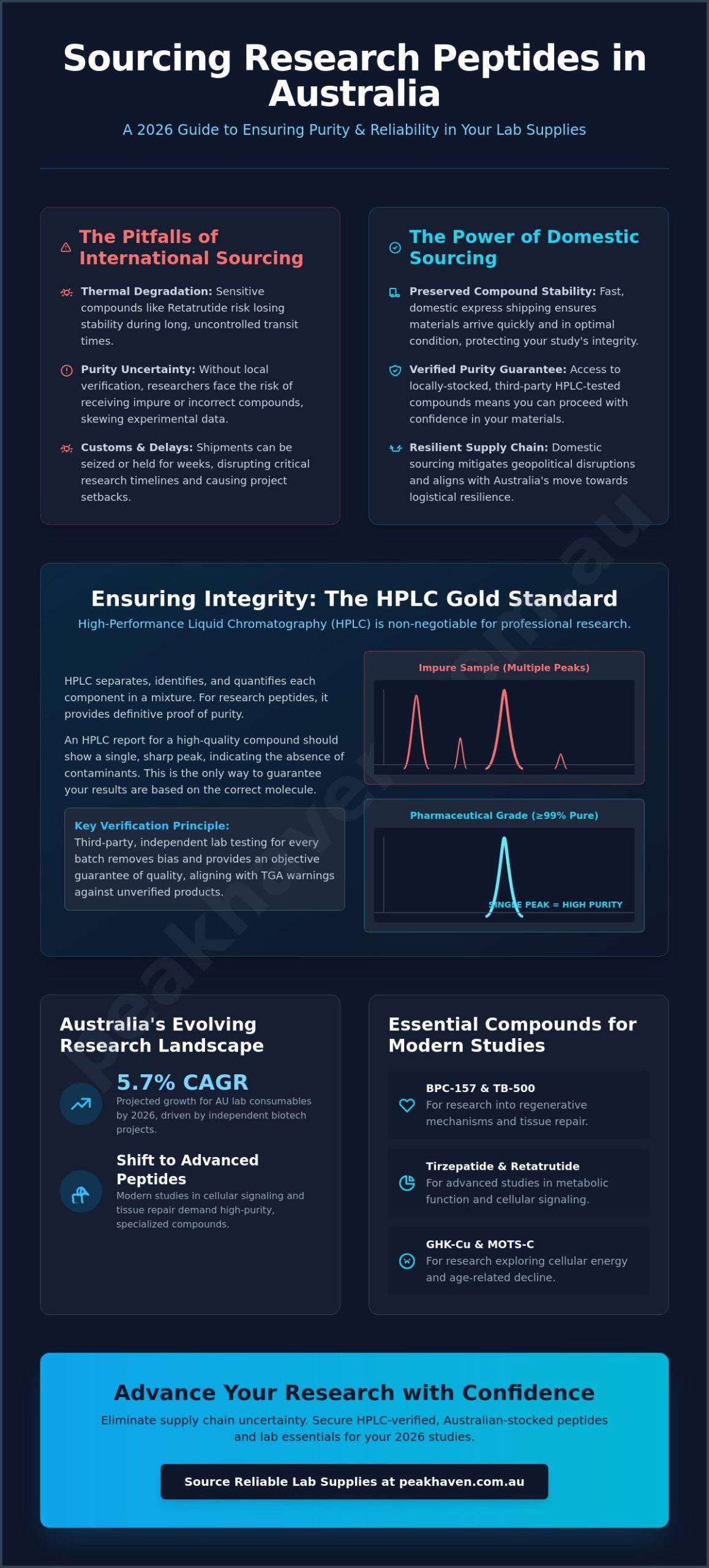 Lab Supplies Online Australia: Sourcing High-Purity Research Compounds in 2026