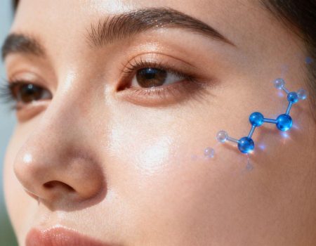 GHK Cu peptide topical application for youthful skin.