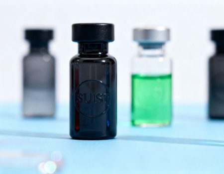 Peak Peptides supplement bottles and vials