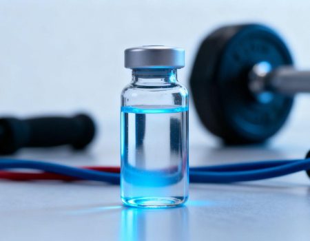 Peptide TB-500 vial for enhanced recovery.