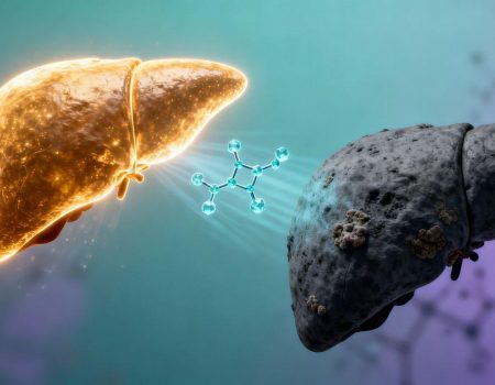 Liver health improvement, Retatrutide molecule.